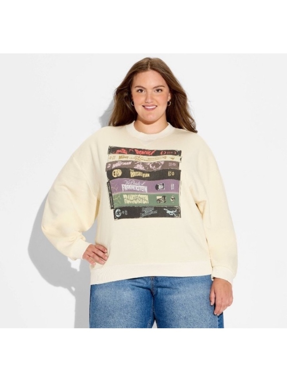 Target Women’s Crewneck Universal Monsters Graphic sweatshirt 1x